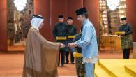 جانب من تسليم أوراق الاعتماد