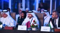 جانب من المشاركة القطرية في الاجتماع