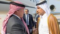 جانب من مراسم الاستقبال