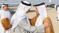 جانب من مراسم الاستقبال