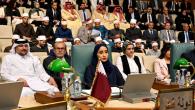 جانب من المشاركة القطرية في المؤتمر