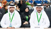 جانب من المشاركة القطرية في المؤتمر
