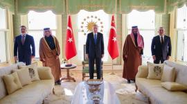 جانب من مراسم الاستقبال