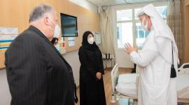 جانب من زيارة سعادة الدكتورة حنان محمد الكواري وزيرة الصحة العامة