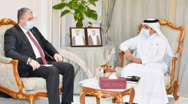 اجتماع سعادة الشيخ خليفة بن جاسم آل ثاني رئيس غرفة قطر مع السيد عبدالرحمن كان