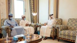 خلال اجتماع وزير الخارجية مع نظيره التشادي