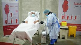 جانب من حملة التبرع بالدم