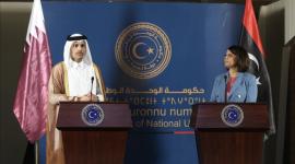 جانب من المؤتمر الصحفي المشترك