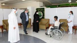 جانب من زيارة وزيرة الصحة لمستشفيي الوكرة ورأس لفان