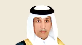 سعادة السيد سلطان بن سعد المريخي وزير الدولة للشؤون الخارجية