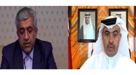 جانب من اللقاء الذي تم عبر تقنية الاتصال  المرئي