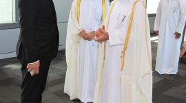 جانب من مراسم وداع رئيس الحكومة التونسي