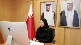 سعادة وزيرة الصحة العامة خلال الاجتماع