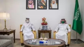 القائم بالأعمال بالإنابة بسفارة قطر بالمملكة خلال تسليم الرسالة