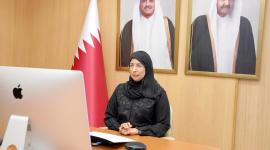 وزيرة الصحة العامة خلال مشاركتها في قمة "جافي - كوفاكس"