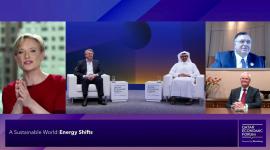 جانب من مشاركة وزير الدولة لشؤون الطاقة في منتدى قطر الاقتصادي