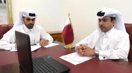 جانب من مشاركة دولة قطر في أعمال الدورة