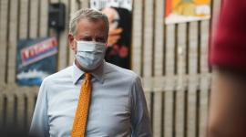 عمدة مدينة نيويورك بيل دي بلاسيو