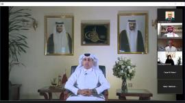 جانب من فعاليات الاحتفال الالكترونية