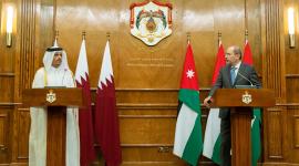 جانب من المؤتمر الصحفي المشترك