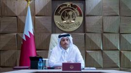 جانب من مشاركة سعادة الشيخ محمد بن عبدالرحمن آل ثاني في الاجتماع