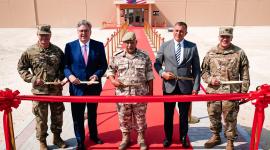 جانب من تدشين مشروع توسعة القاعدة