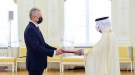 جانب من مراسم تسلم أوراق الاعتماد