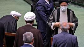 جانب من حفل تنصيب الرئيس الإيراني الجديد