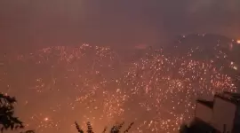 اندلاع الحرائق في الجزائر