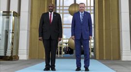 جانب من مراسم الاستقبال