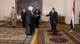 جانب من تسلُم أوراق الاعتماد