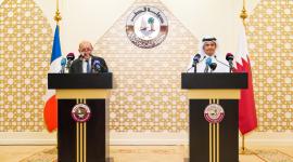 جانب من المؤتمر الصحفي المشترك