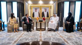 وزير الخارجية يجتمع مع نظيره الإسباني