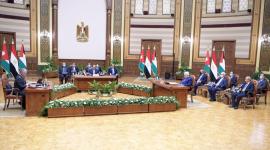 جانب من انعقاد القمة الثلاثية