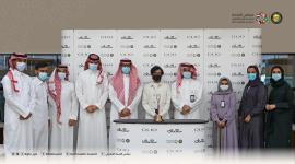 أعضاء الفريق الحاصل على الجائزة العالمية