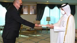 جانب من تسلّم أوراق الاعتماد