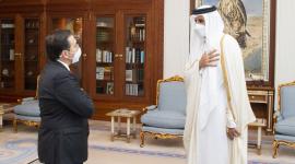 سمو الأمير يستقبل وزير الخارجية الإسباني