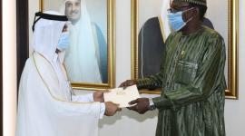 جانب من تسلُم أوراق الاعتماد