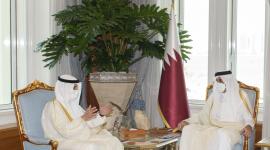 سمو الأمير يستقبل رئيس مجلس الأمة الكويتي