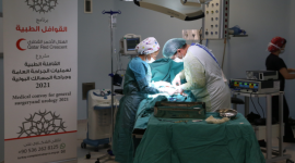 خلال إجراء عمليات الجراحة