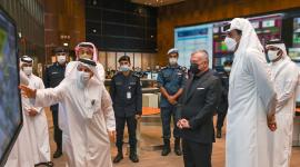 سمو الأمير وجلالة ملك الأردن يزوران مركز القيادة الوطني