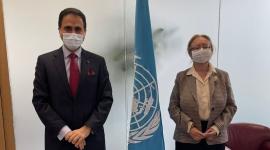 المديرة العامة لمكتب الأمم المتحدة في جنيف والمندوب الدائم لدولة قطر