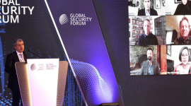 رئيس جامعة حمد بن خليفة خلال القاء كلمته