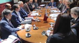 جانب من جولة المشاورات بين البلدين