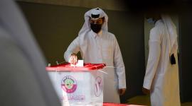 جانب من عملية الاقتراع