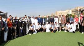 جانب من الوفود المشاركة في الفعاليات