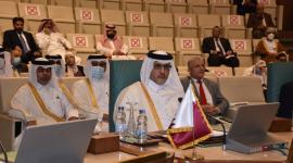 وزير البلدية والبيئة رئيس وفد دولة قطر خلال الاجتماع