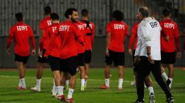 جانب من تدريب المنتخب المصري