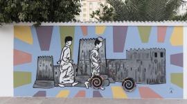 جانب من الاعمال الفنية بشارع الفردوس