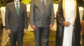 جانب من تسليم أوراق اعتماد السيد جمال ناصر البدر